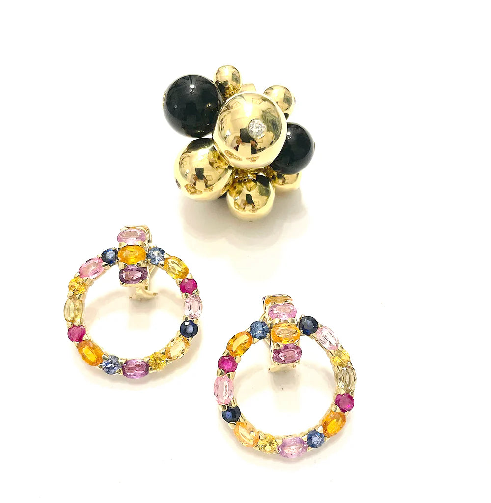 Elegant Gold Creole Earring by David Webb