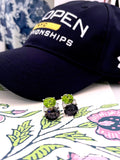 Medium GUM DROP™ Earrings with Peridot and Iolite and Diamonds