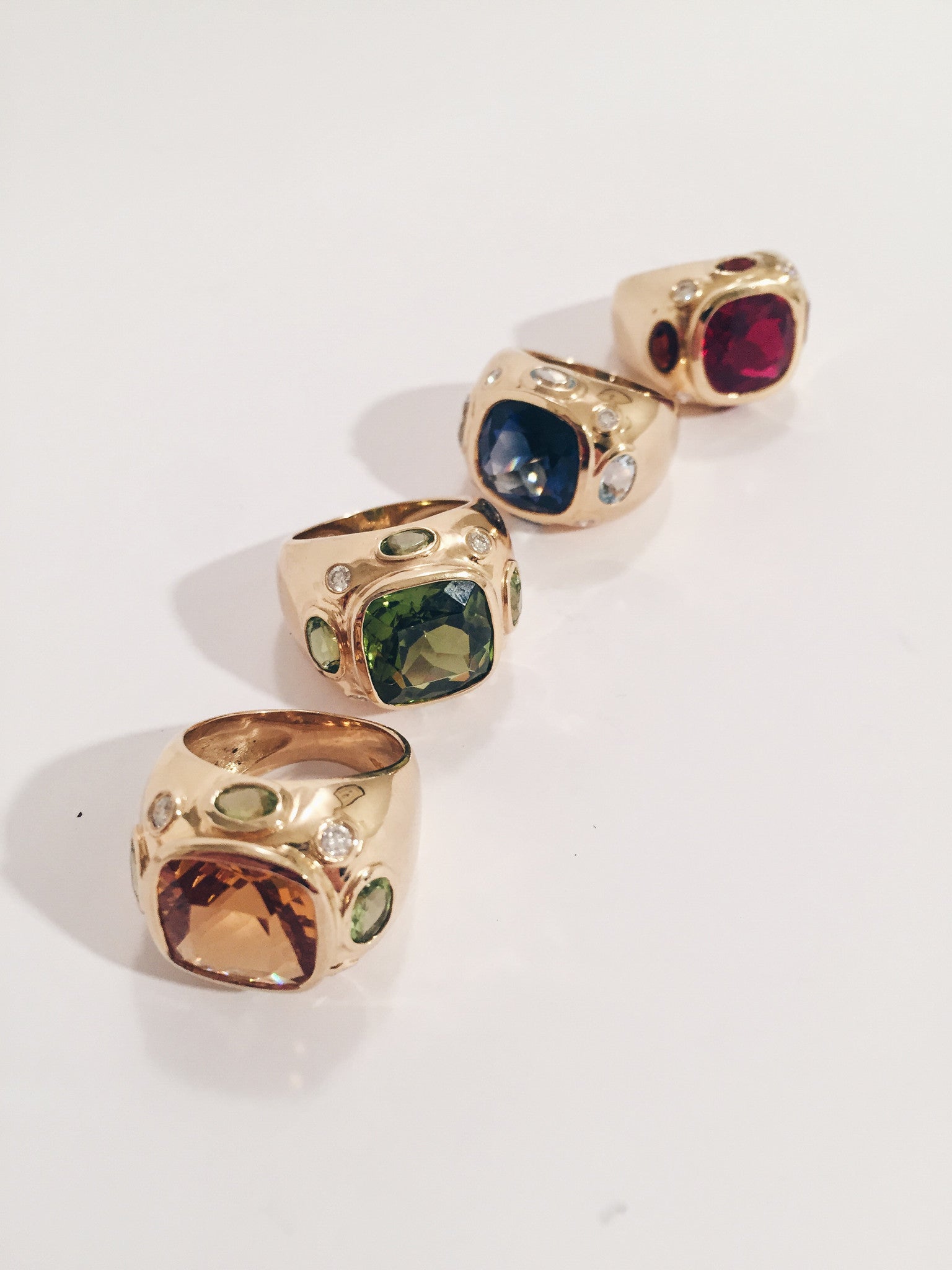 The BONHEUR Ring: 18kt Yellow Gold Domed Ring