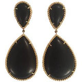Beautiful Platinum and Diamond Cluster drop earrings with Euro Back
