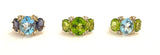 Large GUM DROP™ Ring with Citrine and Amethyst and Diamonds