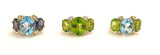 Large GUM DROP™ Ring with PERIDOT and Diamonds