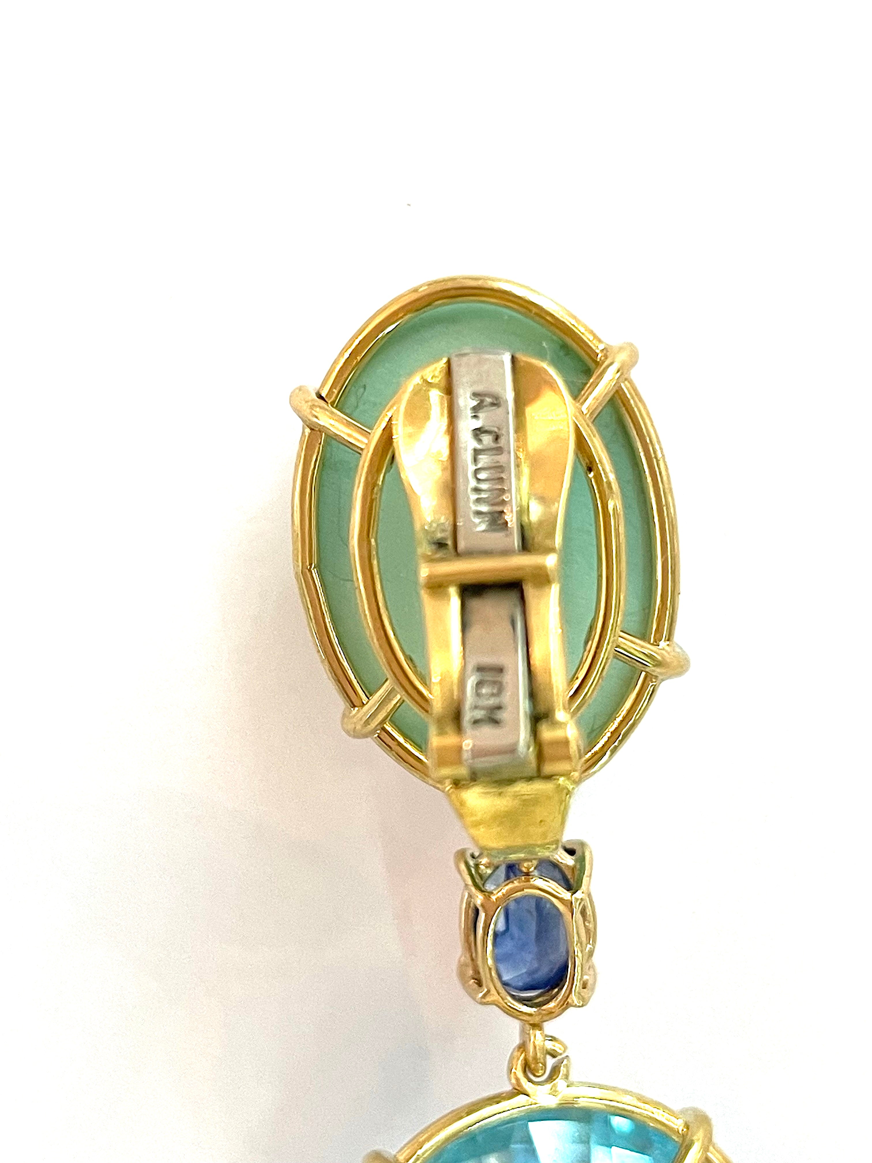 Elegant Gold Creole Earring  by David Webb