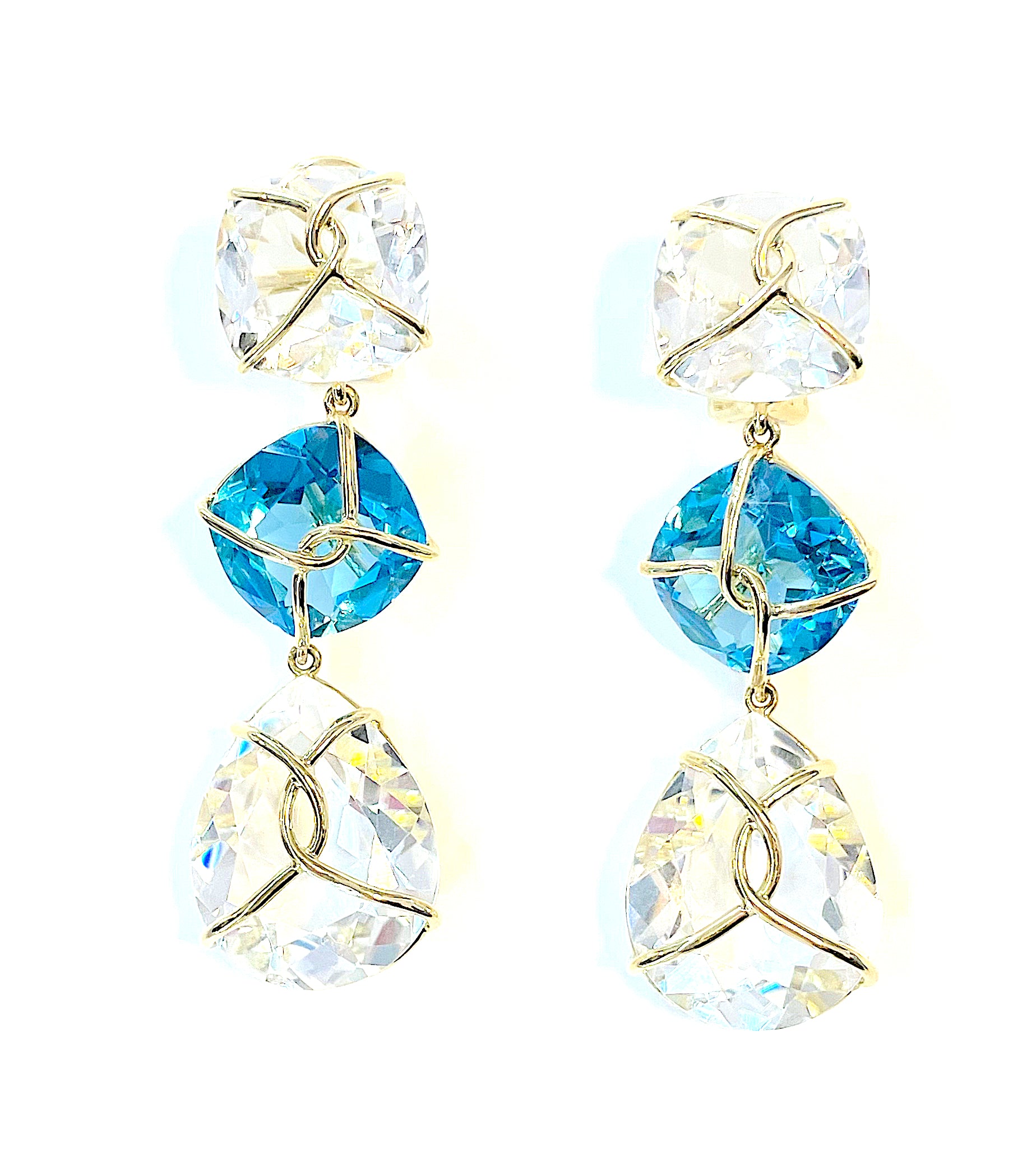 Elegant Gold Creole Earring  by David Webb