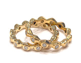 18kt Diamond Stacking Bubble Ring