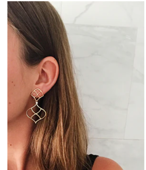 Elegant Gold Creole Earring  by David Webb