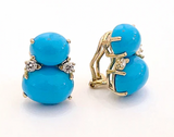 Rose Gold Bezel Set Dark Blue Topaz with Surrounding Pink Sapphire Ring