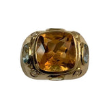 The BONHEUR Ring:  18kt Yellow Gold Domed Ring