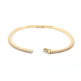 18kt Gold Bangles with Diamonds
