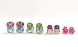 Grande GUM DROP™ Earrings with Cabochon Turquoise and Diamonds