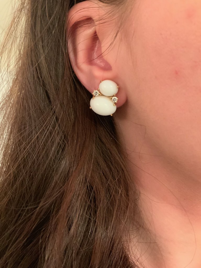 18Karat Medium GUM DROP™ Earrings with Pearls and Diamonds