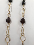 18kt Yellow Gold and Wood Link Necklace